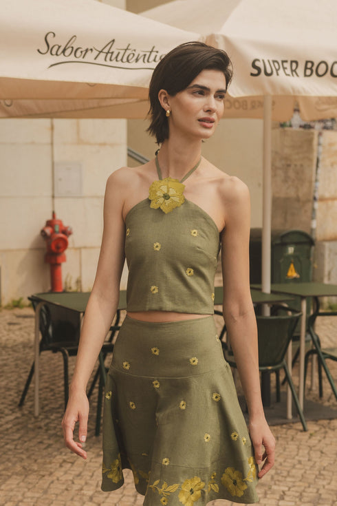 Top Halter Inamorata Lemoncello