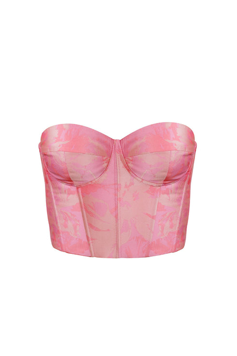 Corset Idilio Mikado Rosado