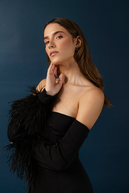 Anniversary Mini Vestido Negro