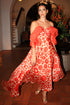 VESTIDO AMAR FLORES ROJAS