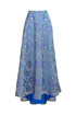 Vestido Bougainville Flores Azules Set 3 piezas
