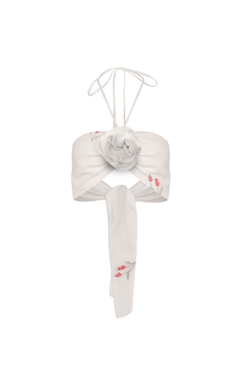 Crop Top Lovely Tulip Ivory