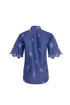 Camisa Lovely Tulip Manga Corta Navy