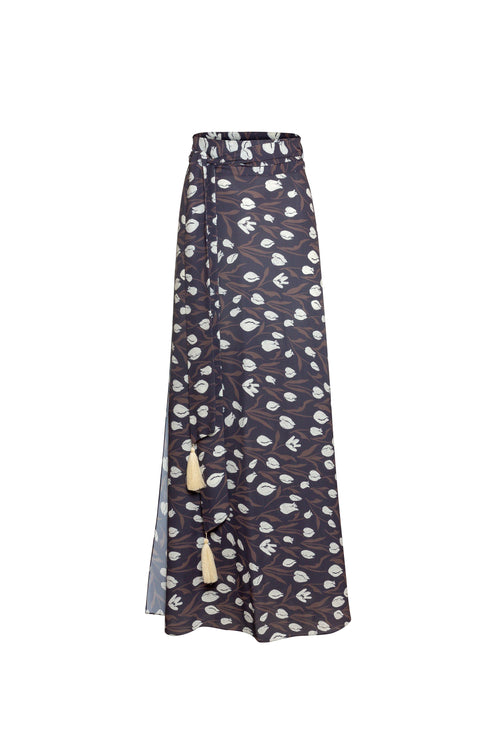 Falda Pareo Secret Garden Navy
