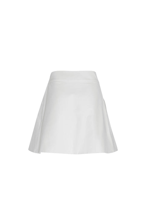 Mini Vestido Camisero Lilies Blanco