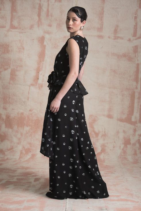 Pantalón Notte Polka Negro