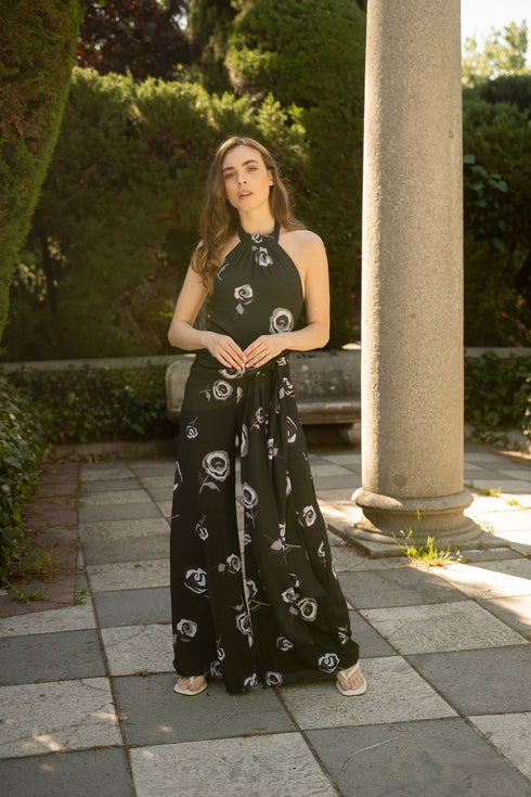 Enterizo Rosetta Negro