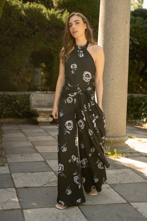 Enterizo Rosetta Negro