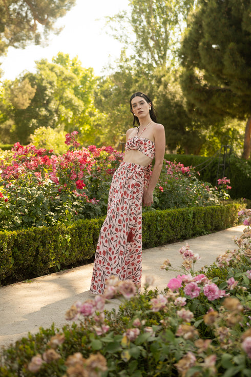 Falda Pareo Secret Garden Rosa