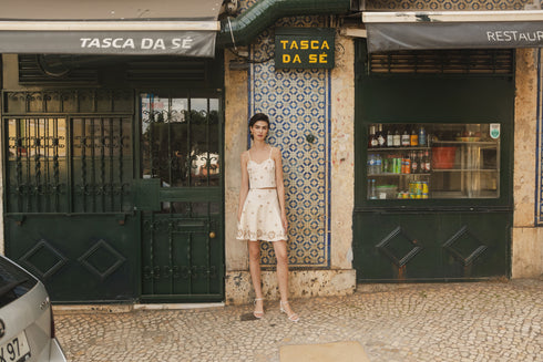 Mini Falda Inamorata Cream