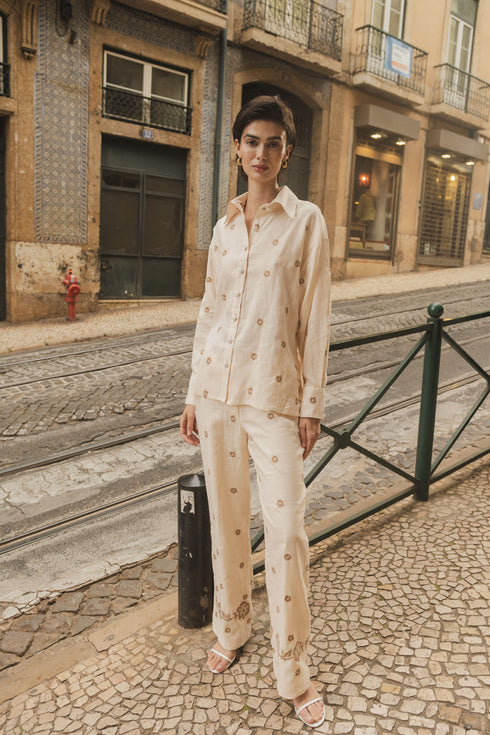 Pantalón Nube Camomila Cream