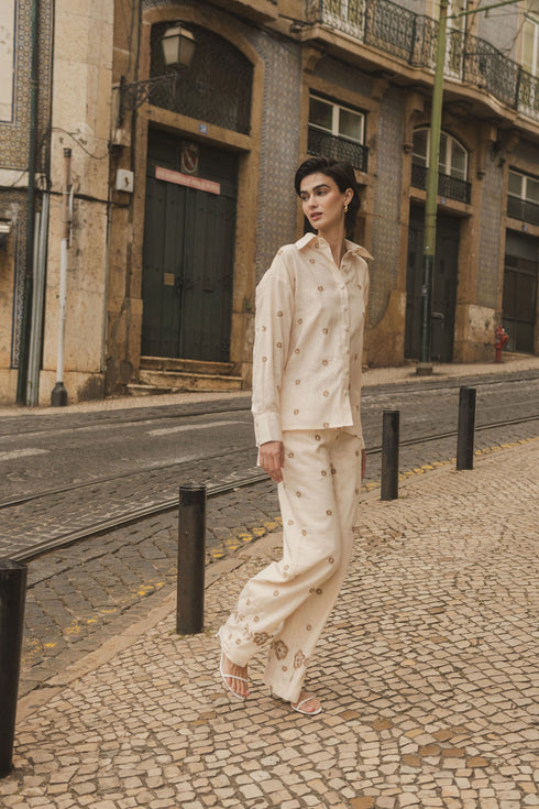 Pantalón Nube Camomila Cream