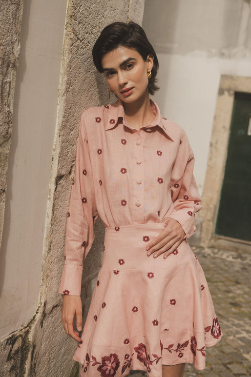 Mini Falda Inamorata Cherry Blush