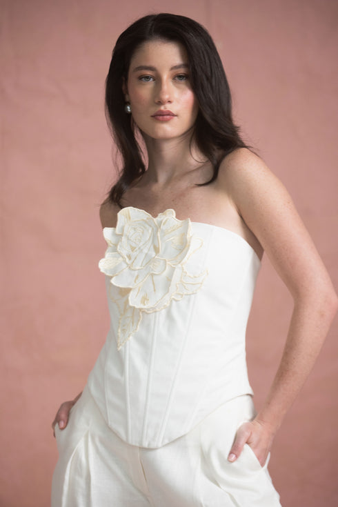 Corset Cala Rossa Cream