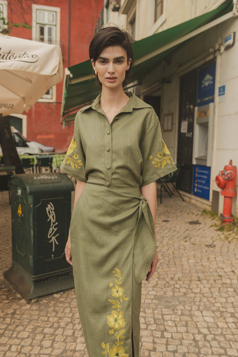 Falda Pareo Inamorata Lemoncello