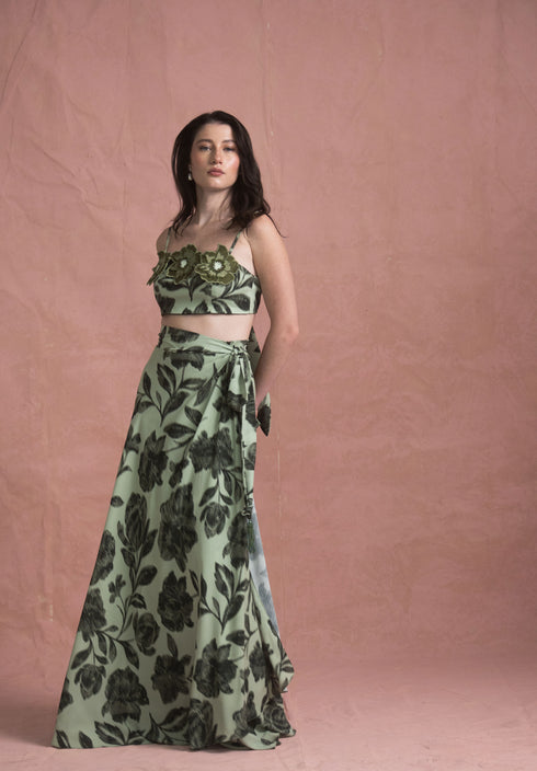 Falda Pareo Bellini Green