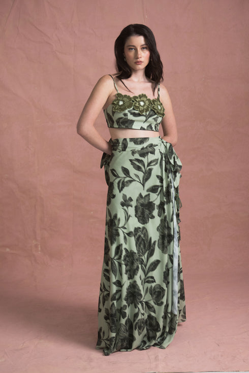 Crop Top Bellini Green