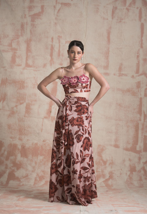 Falda Pareo Bellini Cherry