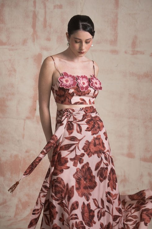 Falda Pareo Bellini Cherry