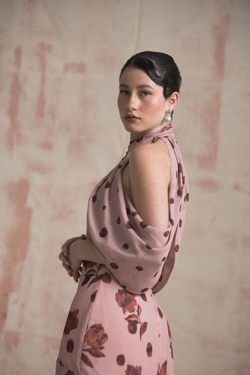 Vestido Vesubio Cherry Blush