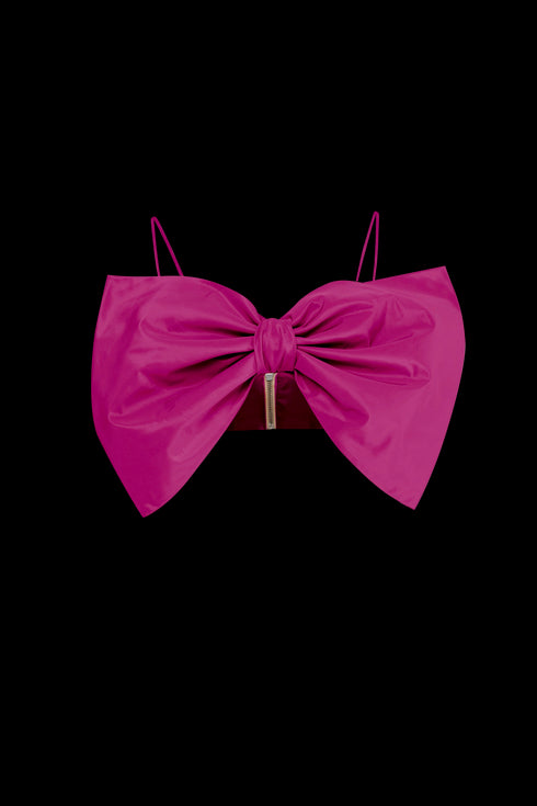 Top Bowtie Fucsia