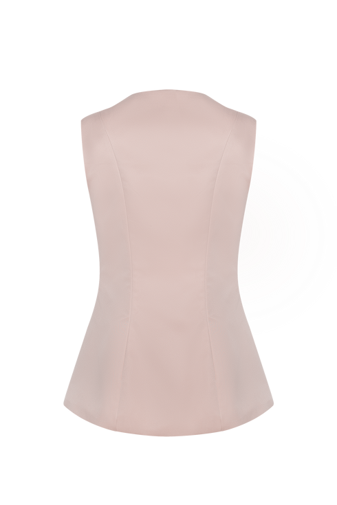 Chaleco Fiore Rosado