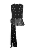 Blusa Notte Polka Negro