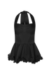Fiore Top Peplum Negro