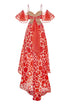 VESTIDO AMAR FLORES ROJAS