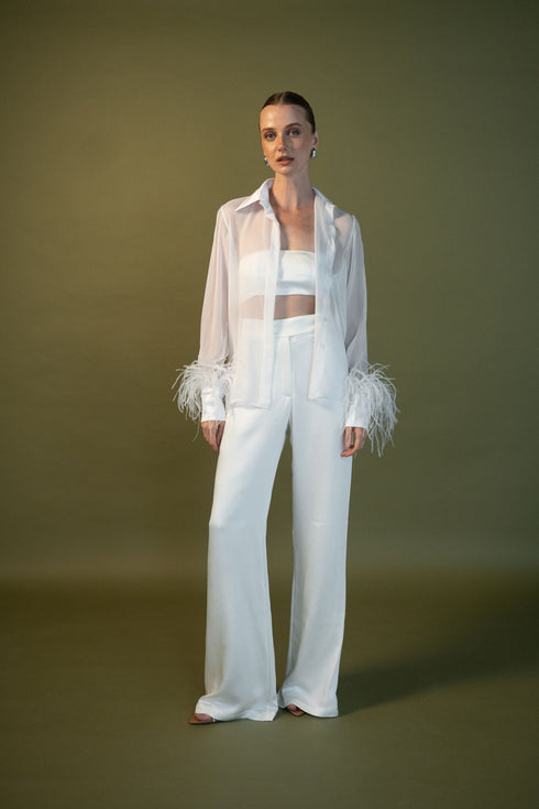 Blusa Flor de Loto Blanca