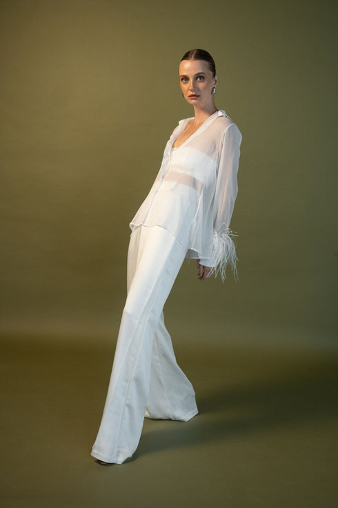 Blusa Flor de Loto Blanca