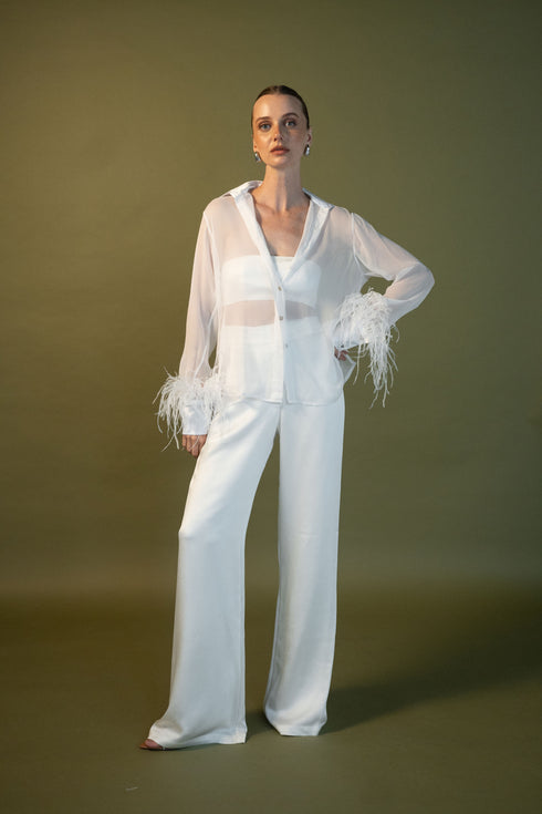 Blusa Flor de Loto Blanca