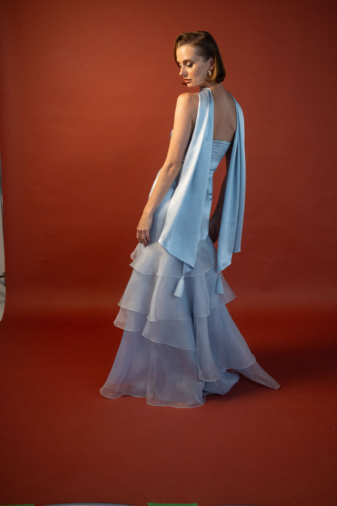 Vestido Anne Azul Celeste