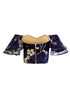 Vestido Moonlight Blossom Azul