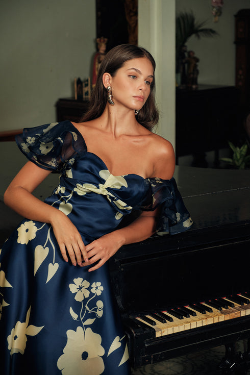 Top Moonlight Blossom Azul