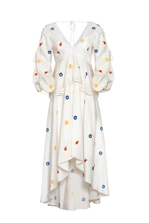 Vestido Ola Bordado Morning Glory