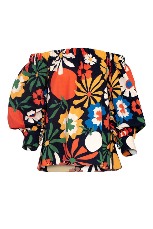 Blusa Isla Tropicana Caviar