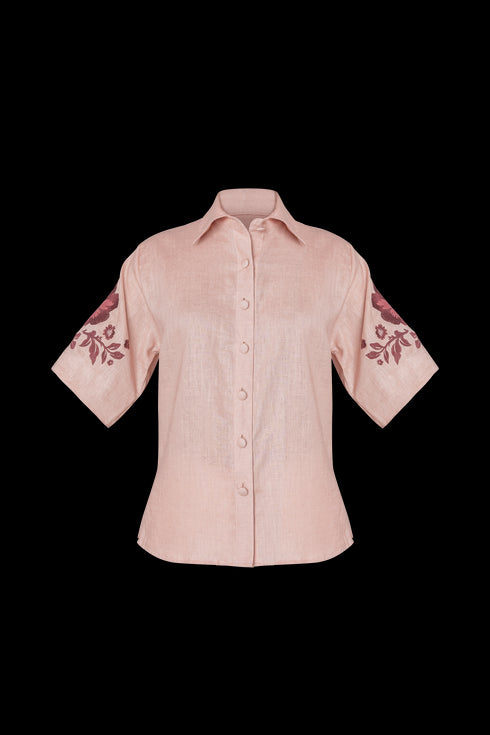 Camisa Manga Corta Inamorata Cherry Blush