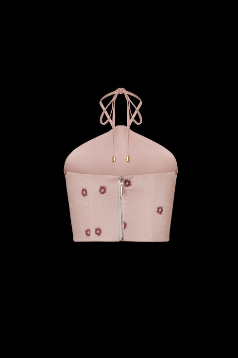 Top Halter Inamorata Cherry Blush