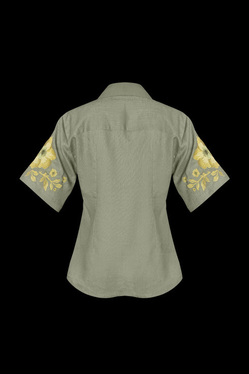 Camisa Manga Corta Inamorata Lemoncello