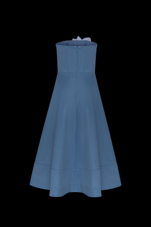 Vestido Amore Mio Indigo Blue