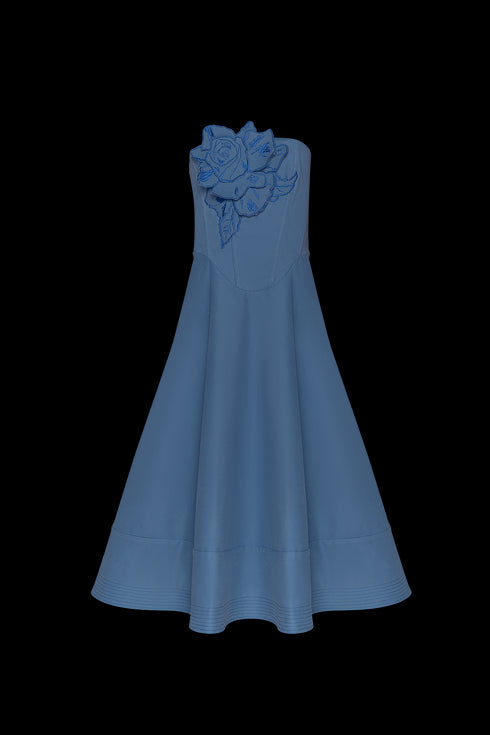 Vestido Amore Mio Indigo Blue