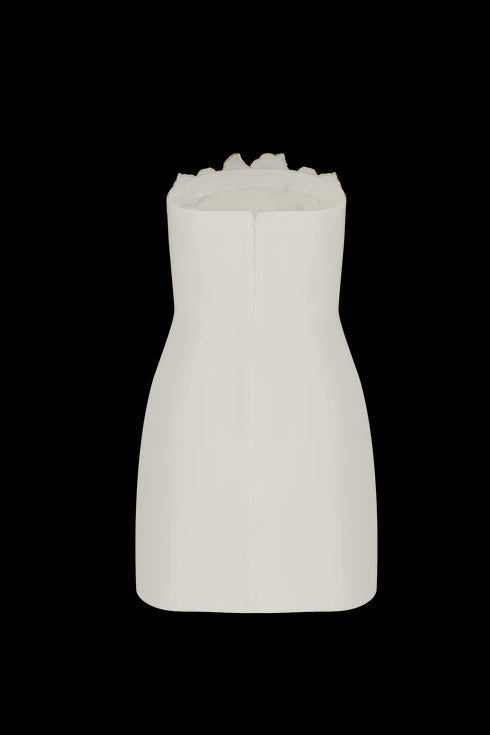Mini Vestido Ciao Cream