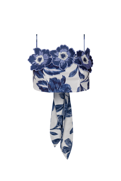 Crop Top Bellini Blue
