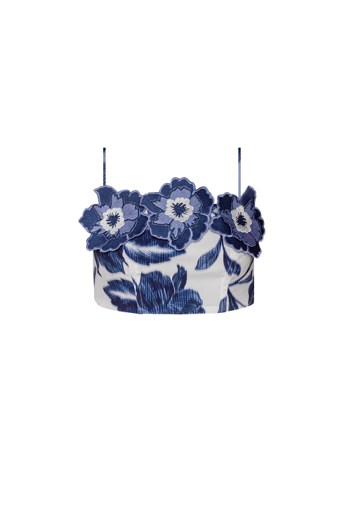 Crop Top Bellini Blue
