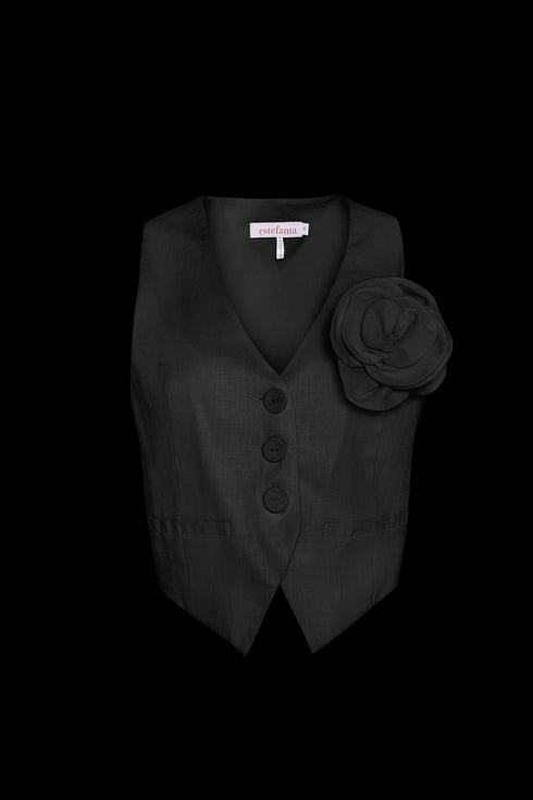 Chaleco Love Negro