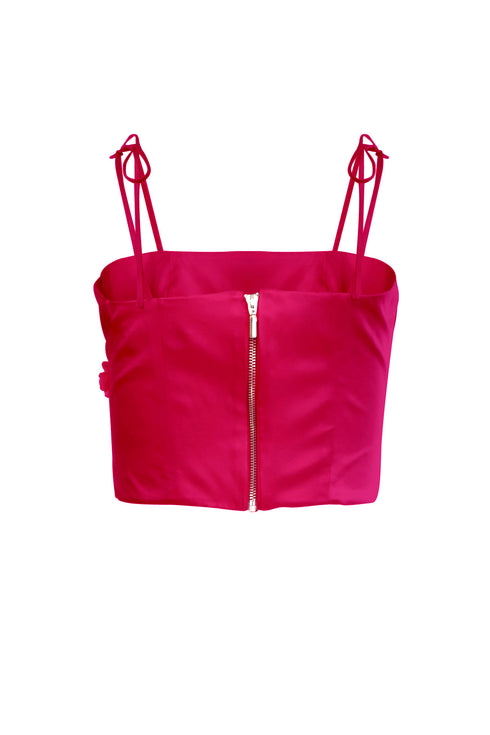 Top Marigold Hibiscu Fucsia