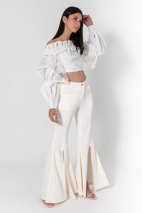 Pantalon Amelia Marfil