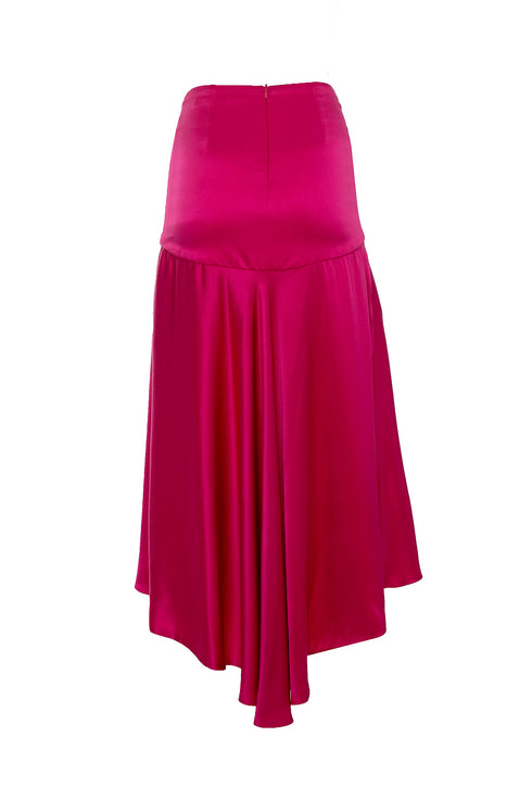 Falda Blooming Hibiscus Fucsia