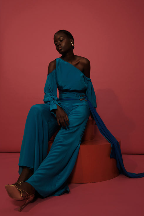 Enterizo Cosmo Azul Ibiza